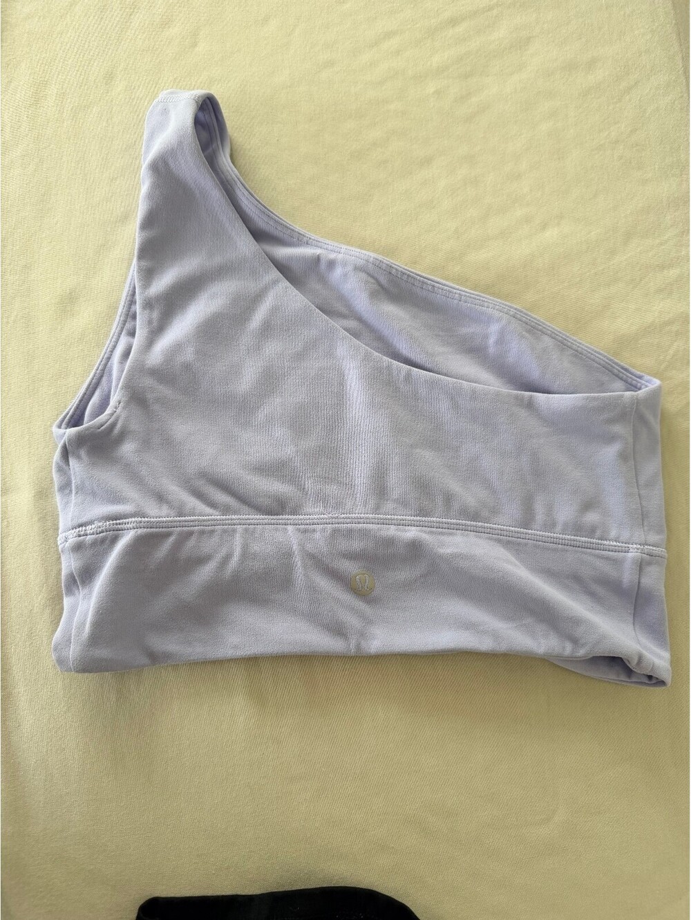 Lululemon One Shoulder Sports Bra Lavender Purple Size 6 Medium Support Yoga - Picture 3 of 5